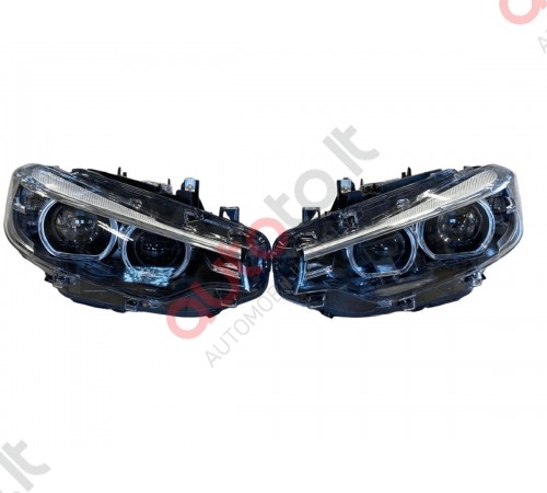 BMW F32 F34 F36 priekiniai LCI LED žibintai